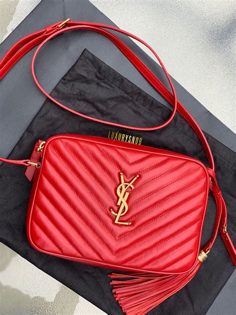 crossbody red ysl bag